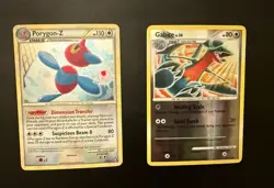 Porygon-Z 7/102 Triumphant Holo & Gabite LV.36 59/147 Supreme Victors Pokemon LP - Image 4