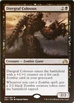 Magic | Shadows over Innistrad | Diregraf Colossus | 107 | NM - Image 1