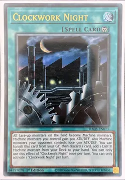 Clockwork Night RA03-EN071 Ultra Rare 1st Ed - Image 1