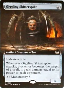 Magic | Commander: Duskmourn: House of Horror | Giggling Skitterspike (Extended - Image 1