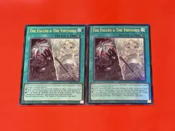 2x The FaLLen & The Virtuous | CH01-EN019 | Ultra Rares | 1st Edition | YuGiOh! - Image 1