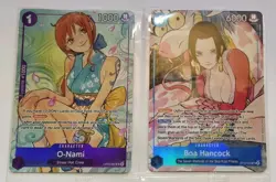 One Piece Illustration Box Vol 1 SEALED PROMO SET O-Nami & Boa Hancock! ST17-004 - Image 1