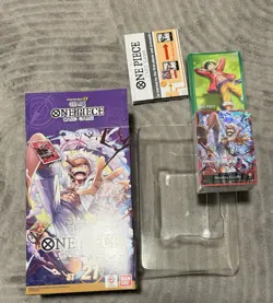 One Piece TCG Starter Deck 21 EX Gear 5 ST21 Open Box, Sealed Deck - Image 1