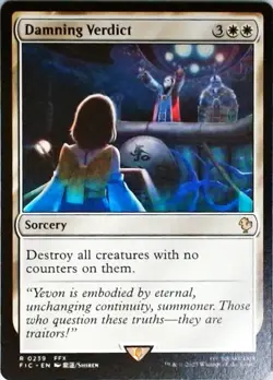 Magic | Commander: FINAL FANTASY | Damning Verdict | 239 | NM - Image 1