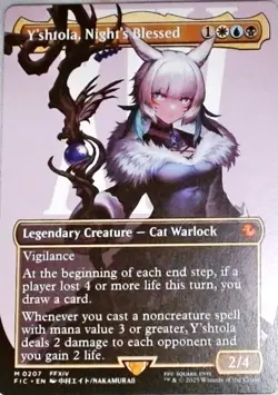Magic | Commander: FINAL FANTASY | Y'shtola, Night's Blessed (Borderless) | 207 - Image 1