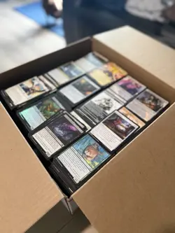 18 lbs Magic: The Gathering Bulk Cards – Unsorted Commons & Uncommons (2019+ Set - Image 4