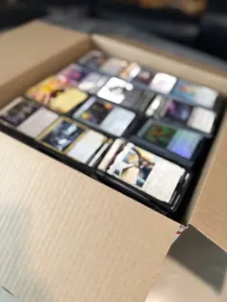 18 lbs Magic: The Gathering Bulk Cards – Unsorted Commons & Uncommons (2019+ Set - Image 5