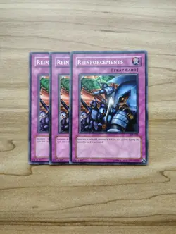 Yu-Gi-Oh! - Reinforcements 3x - Full Playset Of Cards - Image 1