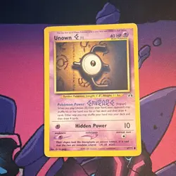 Pokemon TCG Unown 6-Card Lot Neo Discovery/Legends Awakened Holo Promo 2008 - Image 2