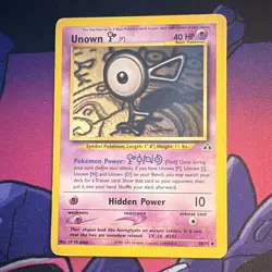 Pokemon TCG Unown 6-Card Lot Neo Discovery/Legends Awakened Holo Promo 2008 - Image 4