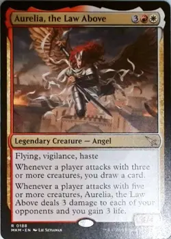 Magic | Murders at Karlov Manor | Aurelia, the Law Above | 188 | NM - Image 1