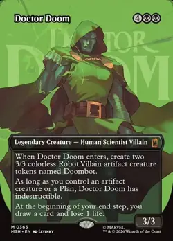 Doctor Doom (#365) - Foil Extended Art MSH NM MTG - Image 1