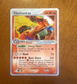 Charizard ex 105/112 FireRed & LeafGreen Ultra Rare Holo EX Pokemon TCG 2004 - Image 1