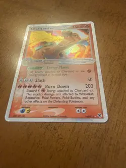 Charizard ex 105/112 FireRed & LeafGreen Ultra Rare Holo EX Pokemon TCG 2004 - Image 3