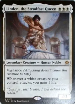 Magic | Foundations | Linden, the Steadfast Queen | 577 | NM - Image 1