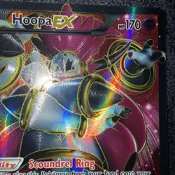 Hoopa EX 89/98 Full Art Ultra Rare Ancient Origins Pokemon Card NM/LP - Image 4