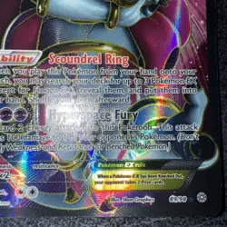 Hoopa EX 89/98 Full Art Ultra Rare Ancient Origins Pokemon Card NM/LP - Image 5