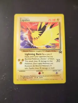 Pokemon TCG Zapdos Black Star Promo 23 - Image 1
