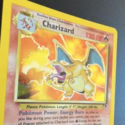 Charizard (LEGENDARY Collection) 3/110 Reverse Holo Rare 2002 Pokemon TCG - Image 3