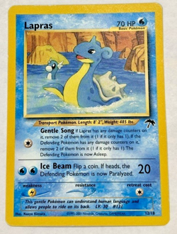 2001 Pokemon Southern Islands Lapras 12/18 NM Vintage WOTC Promo Rare Near Mint - Image 1