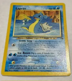 2001 Pokemon Southern Islands Lapras 12/18 NM Vintage WOTC Promo Rare Near Mint - Image 3