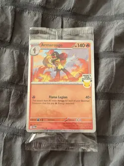 Armarouge 012/084 Holo Sealed Best Buy Promo 30th Anniversary Pokemon TCG Stamp - Image 1