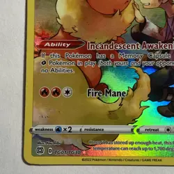 Pokemon - Flareon - Brilliant Stars - TG01/TG30 Near Mint Condition - Image 5