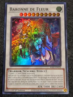 Yugioh Baronne de Fleur RA01-EN034 Super Rare 1st Ed NM - Image 1