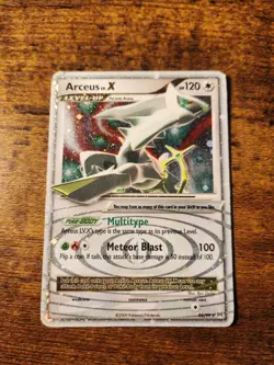 Arceus Lv. X Pokemon TCG 95/99 2009 Pokemon Nintendo HP120 Level Up - Image 2