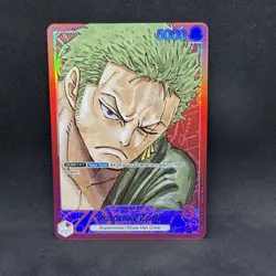 Roronoa Zoro Alternate Art Leader OP01-01 Romance Dawn English One Piece - Image 1