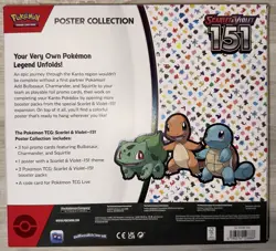 NIB Pokemon Scarlet & Violet 151 Poster Collection Bundle Of 6 Sealed Boxes - Image 3