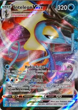 Pokemon | SWSH02: Rebel Clash | Inteleon VMAX | 050/192 | NM Holo - Image 1
