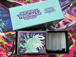 500+ Pokemon Bulk Lot • 100+ Holos • 5+ EX/V/FULLART • Gift Box + Card Sleeves - Image 2