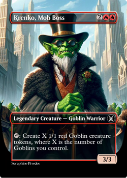 Krenko, Mob Boss - High Quality Altered Art Custom Cards - Image 1