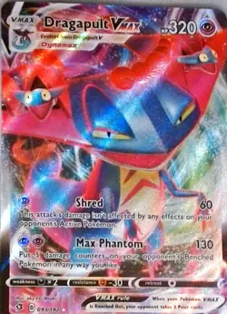 Pokemon | SWSH02: Rebel Clash | Dragapult VMAX | 093/192 | NM Holo - Image 1