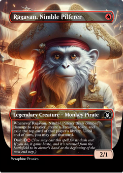 Ragavan, Nimble Pilferer - High Quality Altered Art Custom Cards - Image 1