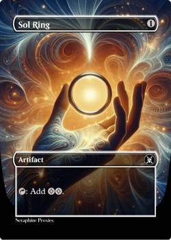 Sol Ring - High Quality Altered Art Custom Cards - Image 1