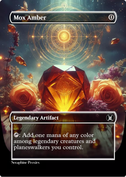Mox Amber - High Quality Altered Art Custom Cards - Image 1