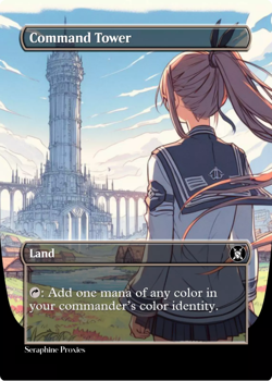 Command Tower - High Quality Altered Art Custom Cards - Image 1