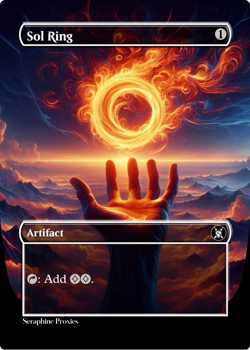 Sol Ring - High Quality Altered Art Custom Cards - Image 1