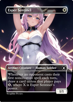 Esper Sentinel - High Quality Altered Art Custom Cards - Image 1