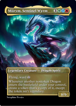 Miirym, Sentinel Wyrm - High Quality Altered Art Custom Cards - Image 1