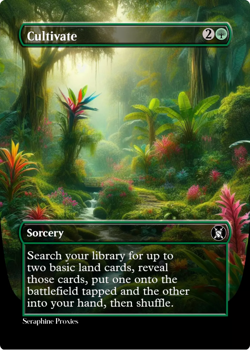 Cultivate - High Quality Altered Art Custom Cards - Image 1
