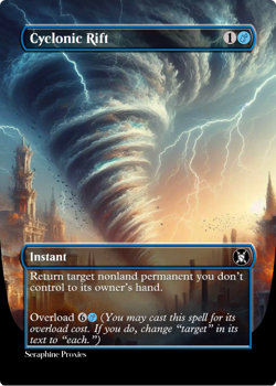 Cyclonic Rift - High Quality Altered Art Custom Cards - Image 1