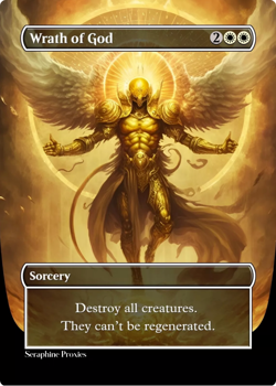 Wrath of God - High Quality Altered Art Custom Cards - Image 1