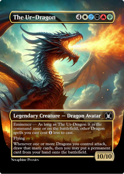 The Ur-Dragon - High Quality Altered Art Custom Cards - Image 1