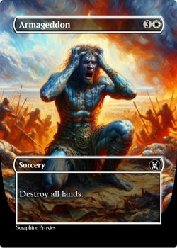 Armageddon - High Quality Altered Art Custom Cards - Image 1