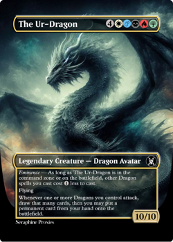 The Ur-Dragon - High Quality Altered Art Custom Cards - Image 1