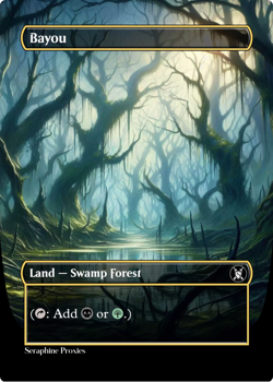 Bayou - High Quality Altered Art Custom Cards - Image 1