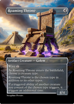 Roaming Throne - High Quality Altered Art Custom Cards - Image 1